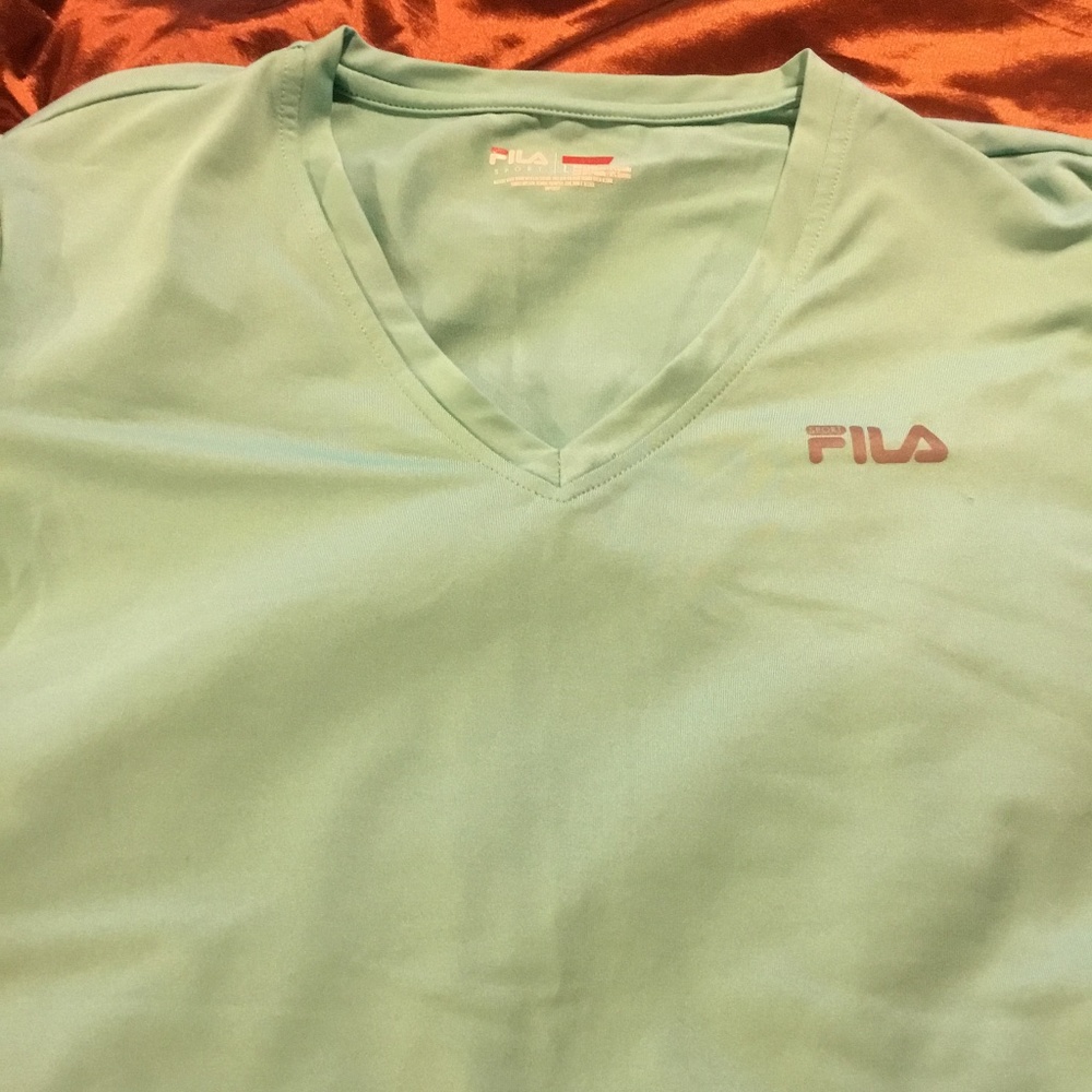 Fila sport short sleeve v-neck tee